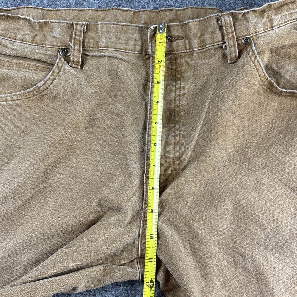 Genuine Dickies Flex Duck Carpenter Pants 34x32 Tan Canvas Skater Workwear - Picture 5 of 9